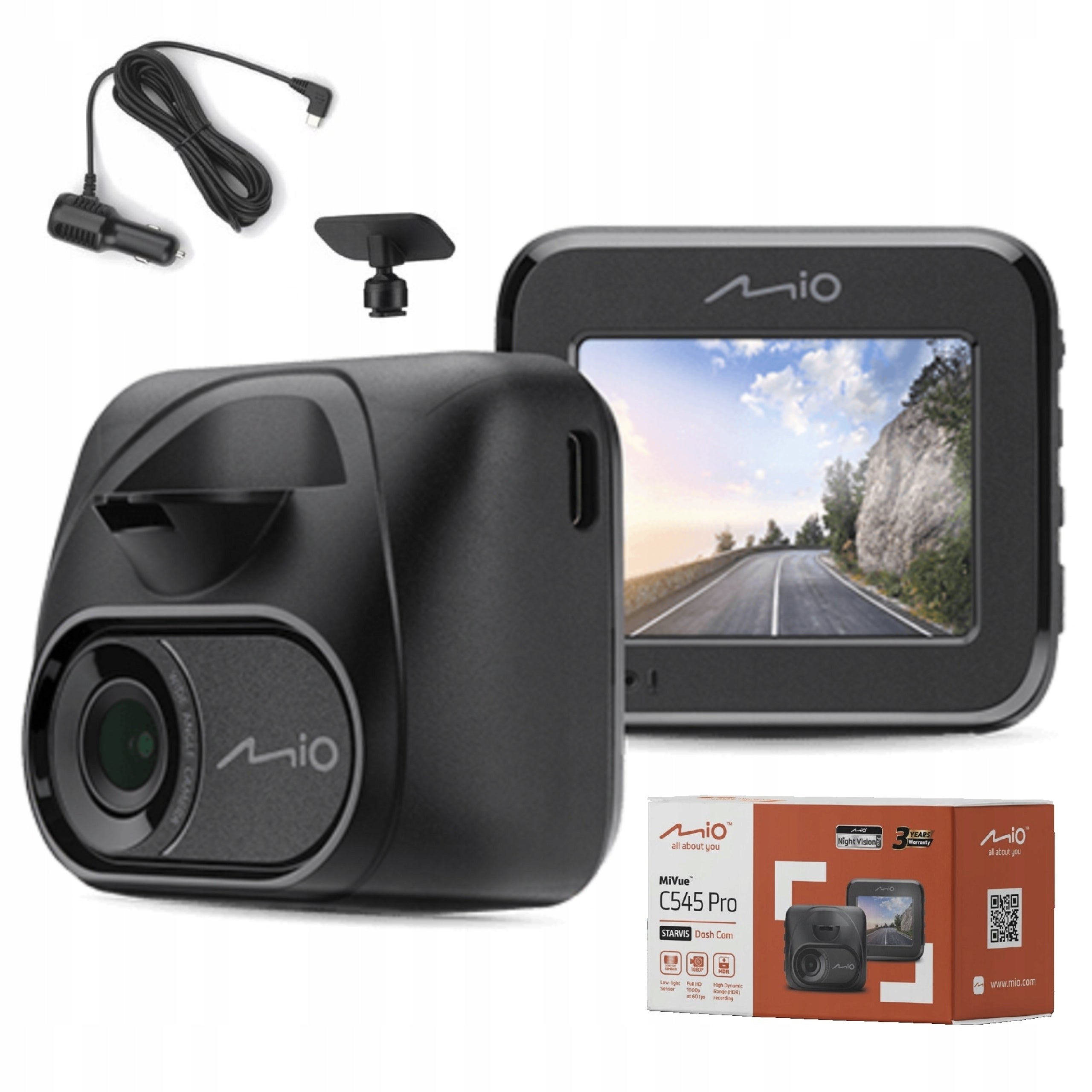 Mio MiVue C545 Pro HDR FullHD Video Recorder