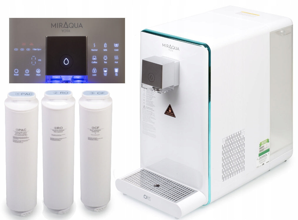 Miraqua Yota water dispenser from osmosis, cooling and heating