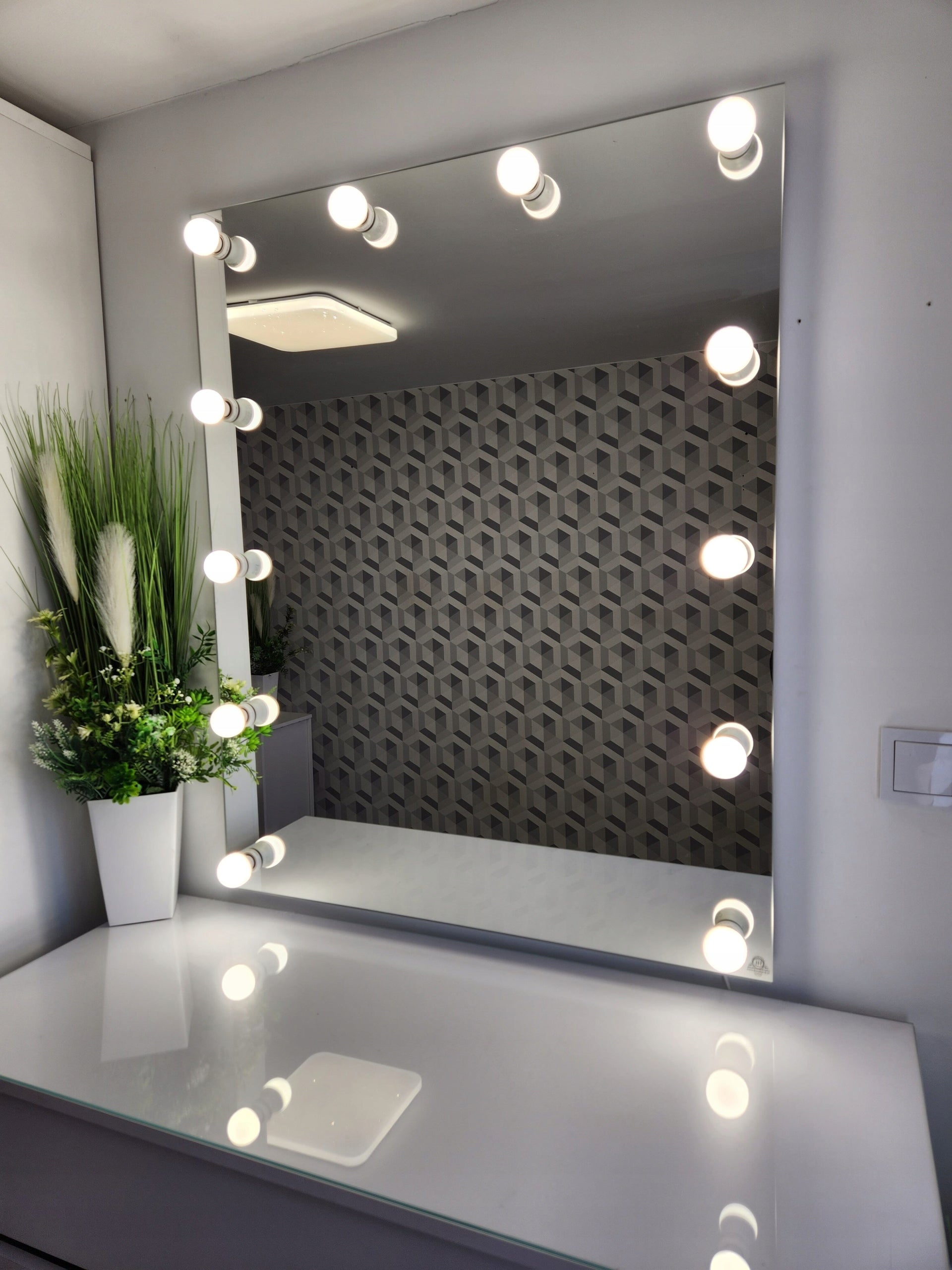Mirror 80x100 makeup make up hollywood