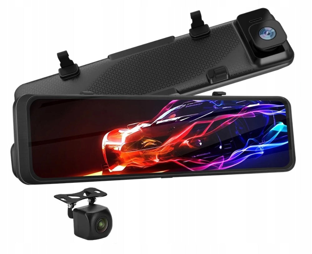 Mirror Video Recorder Car Camera Reversing 12 Inch WIFI Touch Manufacturer code T12CM 4K