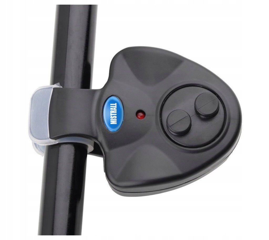 Mistrall electronic bite alarm for rod BLACK batteries freebie EAN (GTIN) 5908277846398