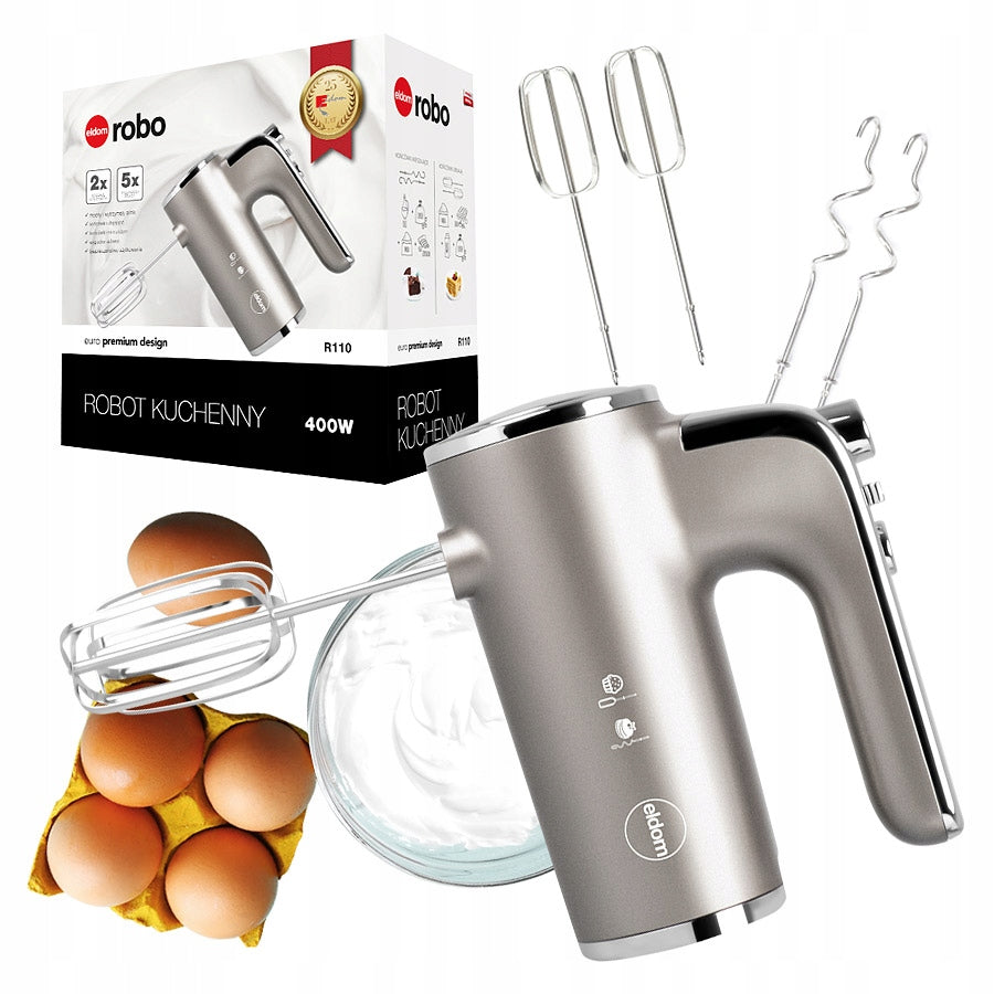 Mixer Handheld Food Processor ELDOM R110 Turbo 400W Stirrers
