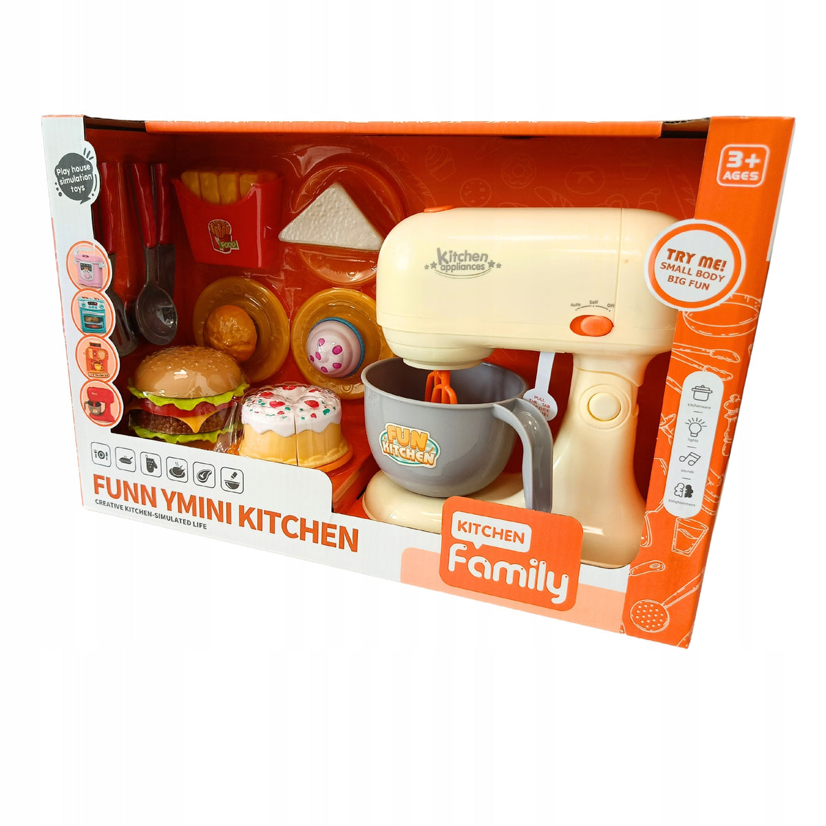 Mixer with accessories for children food processor set for learning fun Brand Happy Kiddo