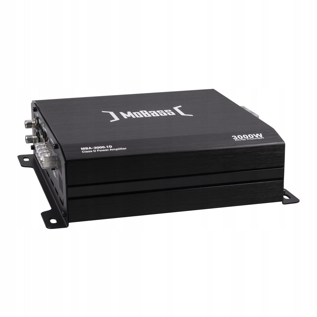 MoBass MBA-3000.1D 800/1200/3000Rms Small Dimensions! Remote Control with Clip