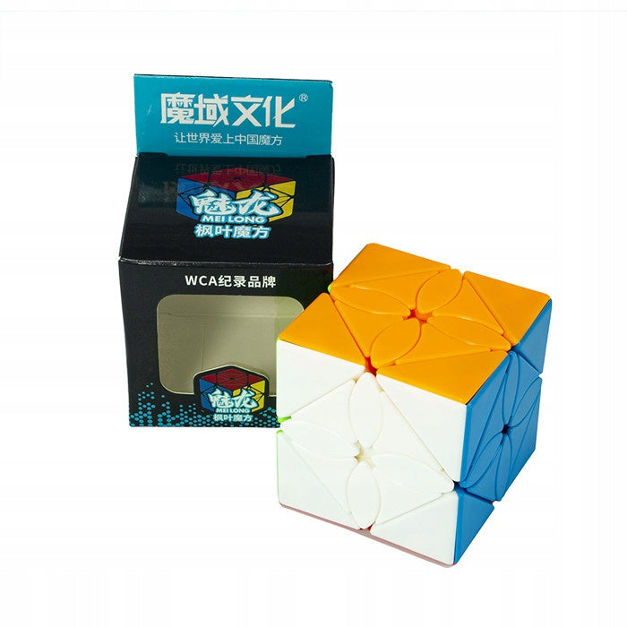 MoFangJiaoShi Maple Leaf Skewb Puzzle Cube