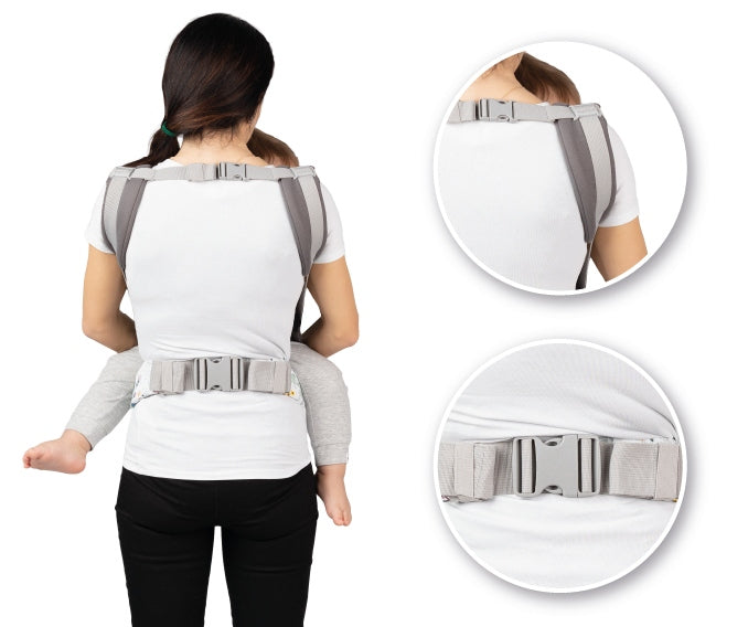 MoMi Ergonomic Carrier COLLET Multicolored 0-15 kg 2 Positions CARRIER Brand MoMi