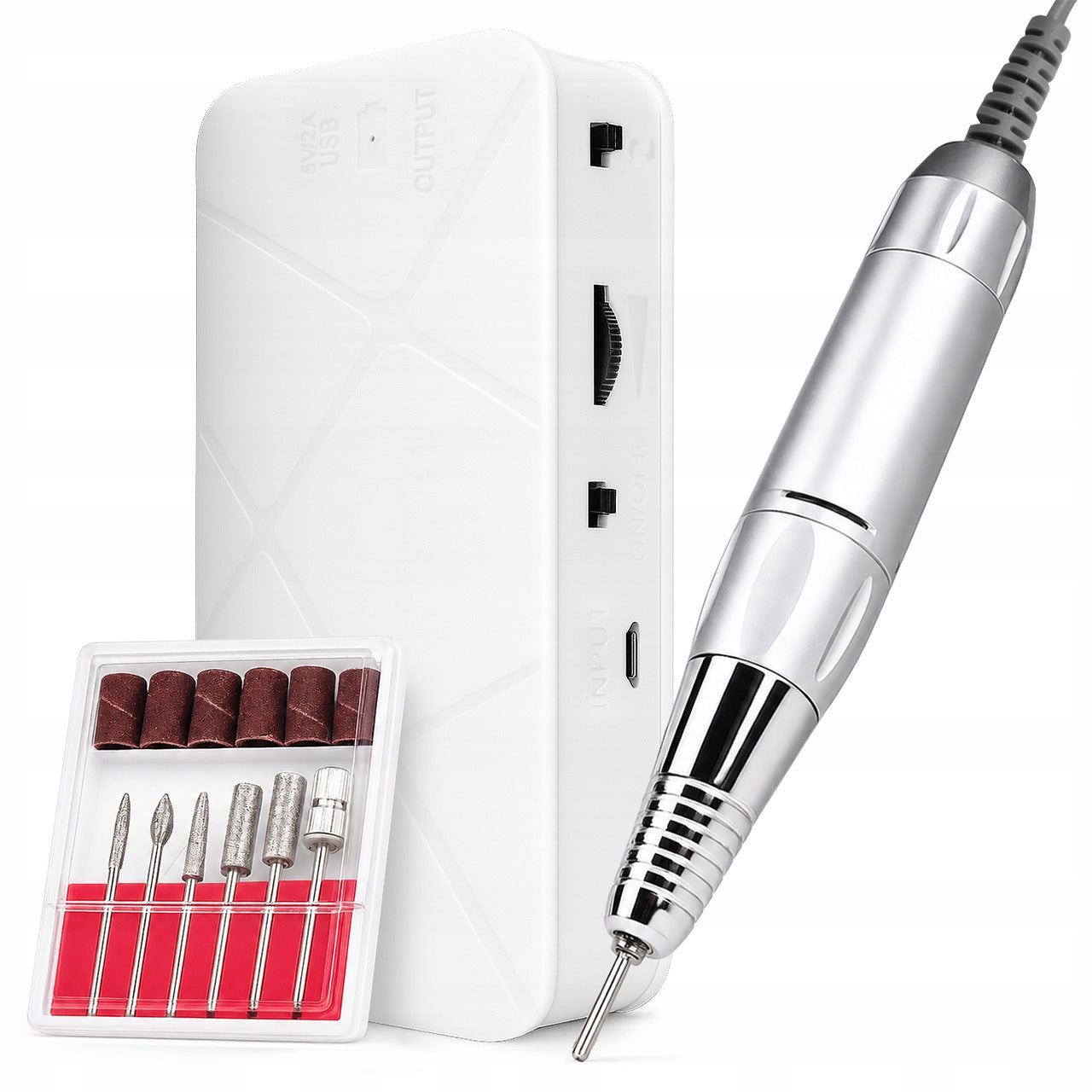 Mobile Nail Milling Machine Manicure Pedicure 30W