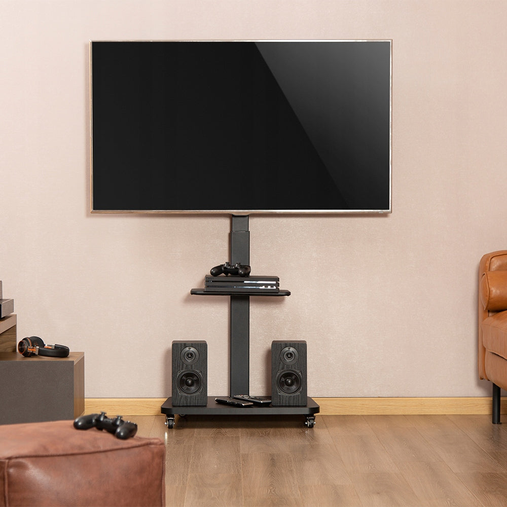 Mobile TV stand 37 to 75" TAMDEL | VESA up to 600×400 | Lifting capacity 40 kg Manufacturer code ETX-SDT1