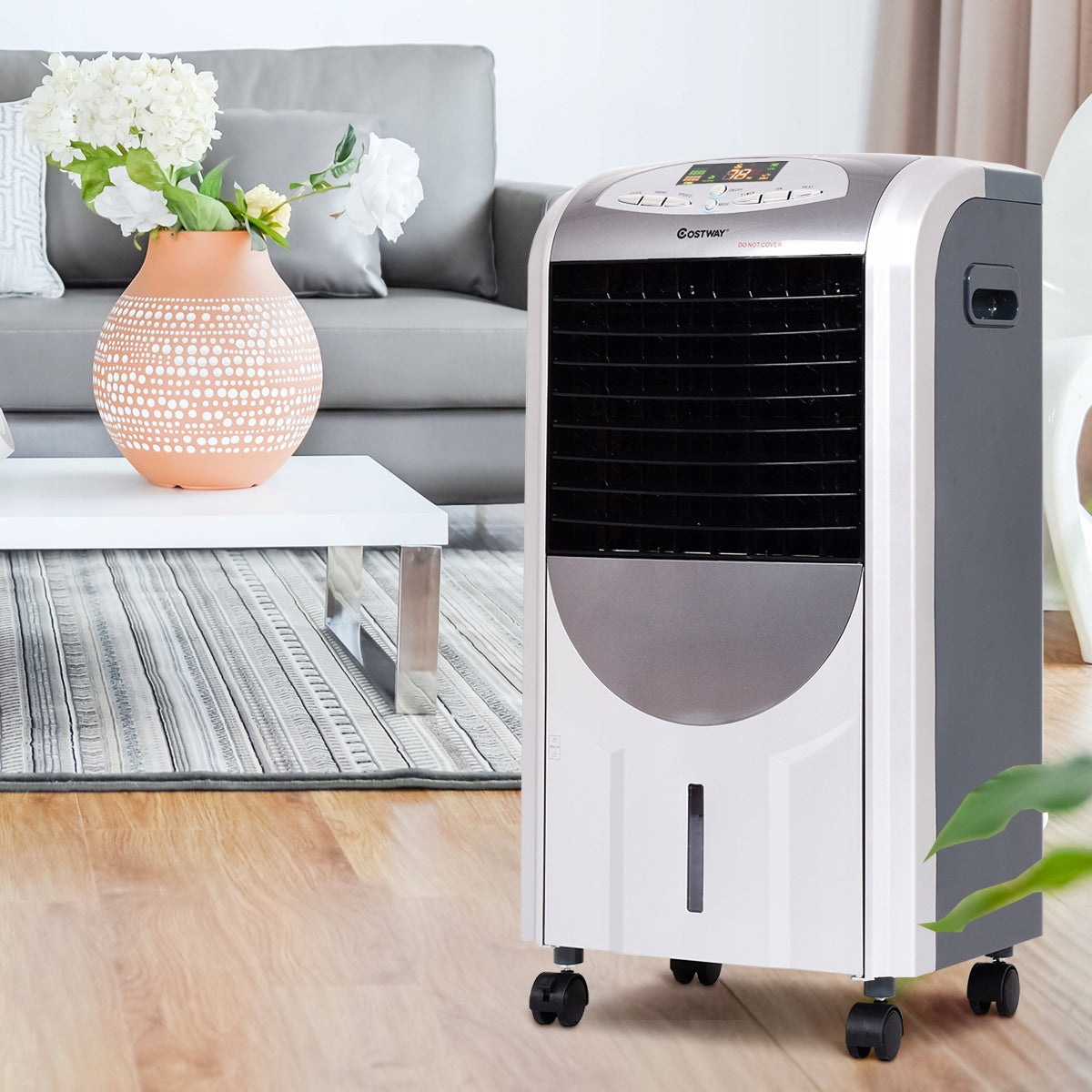 Mobile air conditioner 4in1 cooling + heating, ionization, humidification, PILOT Brand Costway