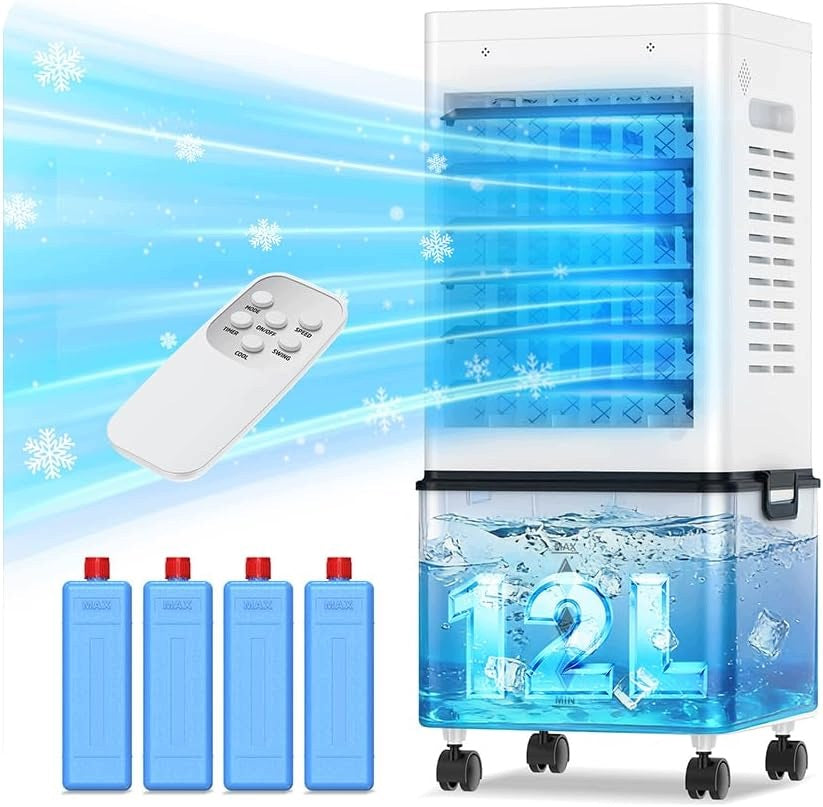 Mobile air conditioner kidali 45W 12L with remote control 6 speeds A++