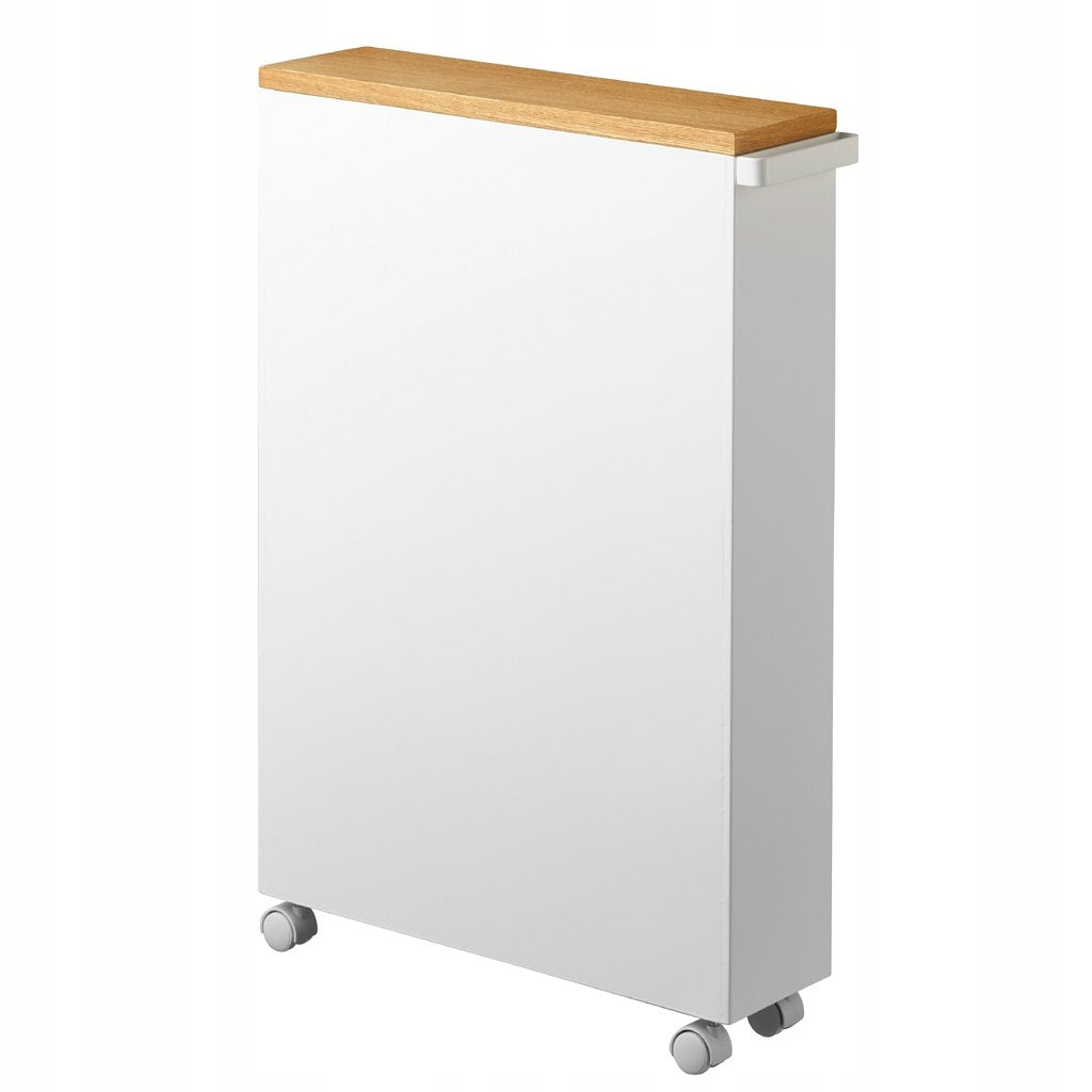 Mobile shelf for sanitary ware Yamazaki 4306, white Furniture color white