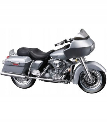 Model MAISTO 39360 HD 2002 FLTR ROAD GLIDE GREY 1/18
