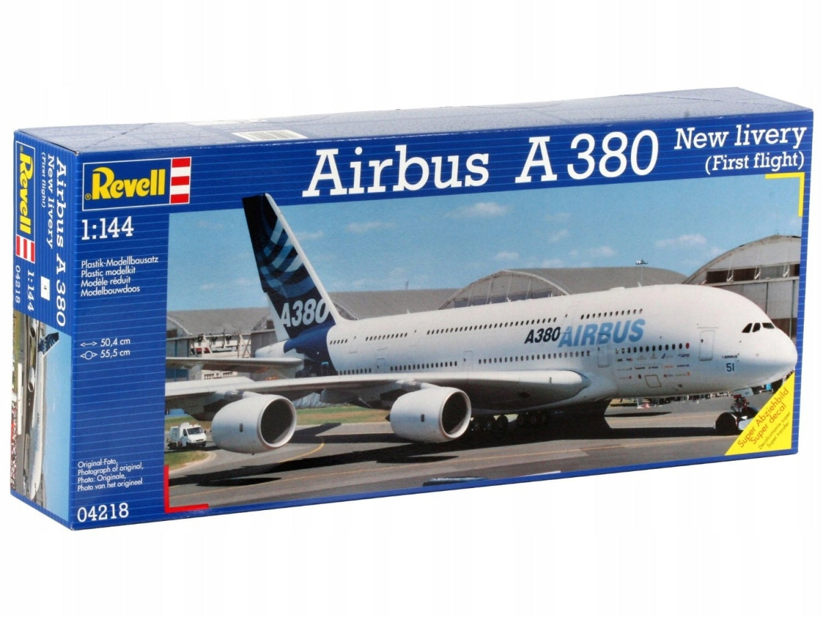 Model aircraft Airbus A 380, 1:144 Revell
