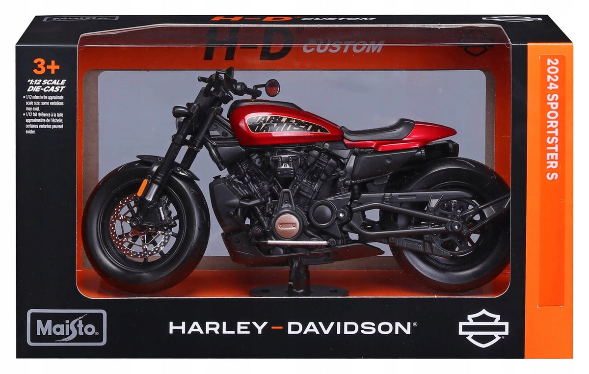 Model motorcycle Maisto Harley Davidson Sporster S 2024 1:12 gift Brand Maisto