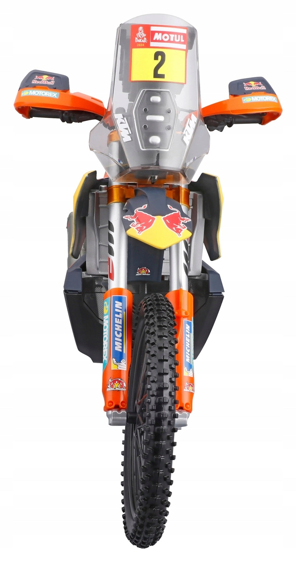 Model motorcycle folded Maisto KTM 450 Rally RedBull Rally Dakar 1:6 Assembly diecast