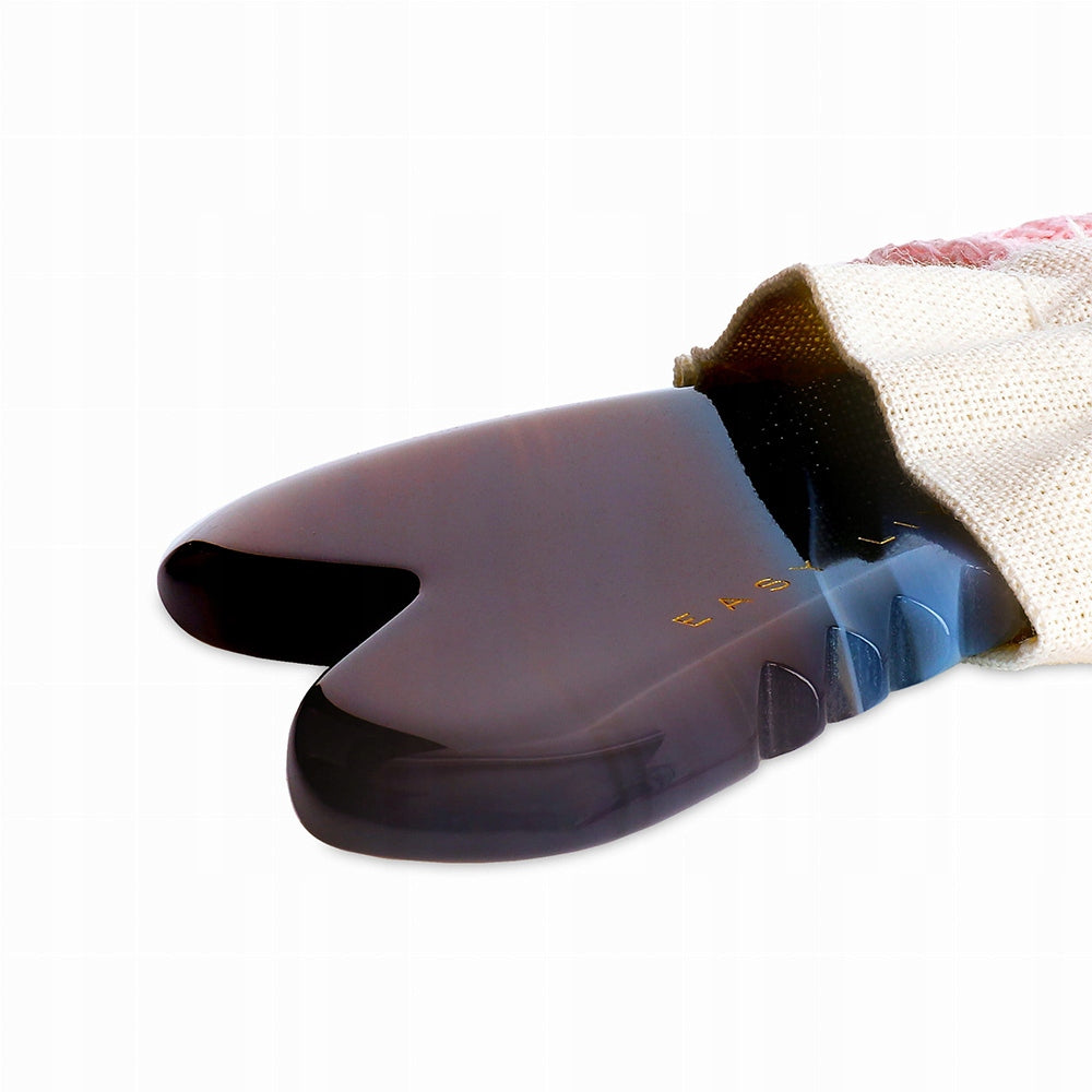 Modeling Gua Sha stone for face massage with agate Easy Livin 1 pc. Brand no brand