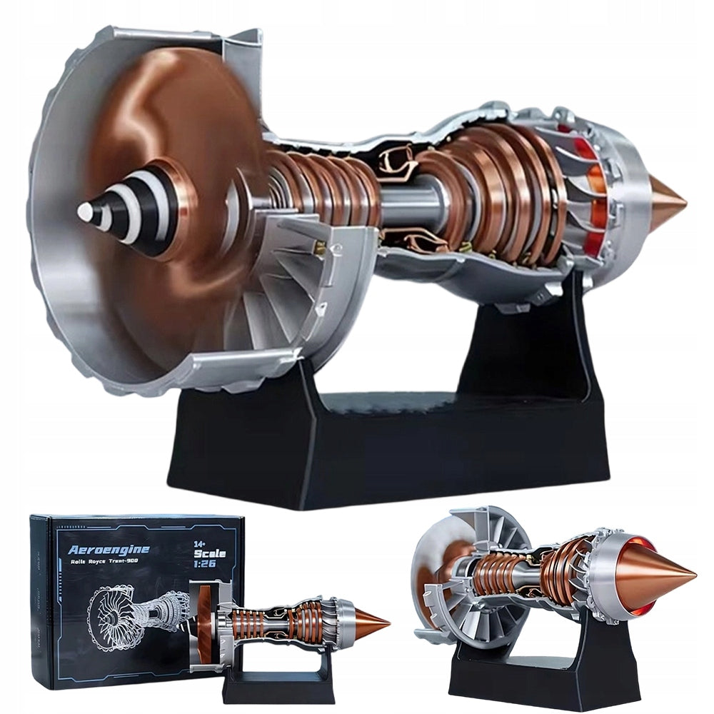 Modeling Kit Jet Engine Model 3d Turbo Fan For Gift