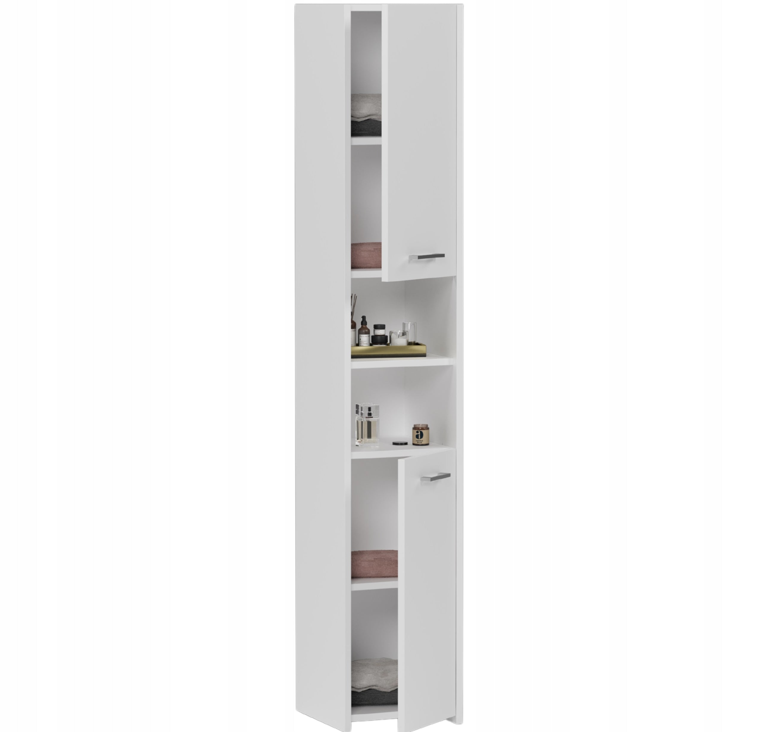 Modern BATHROOM CABINET POST 40CM WHITE L-1 Furniture depth 30 cm
