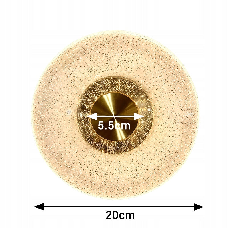 Modern Crystal Wall Lamp 4W LED 3-Color Acrylic Sconce Bedroom Wall Light Manufacturer code G07755488254032