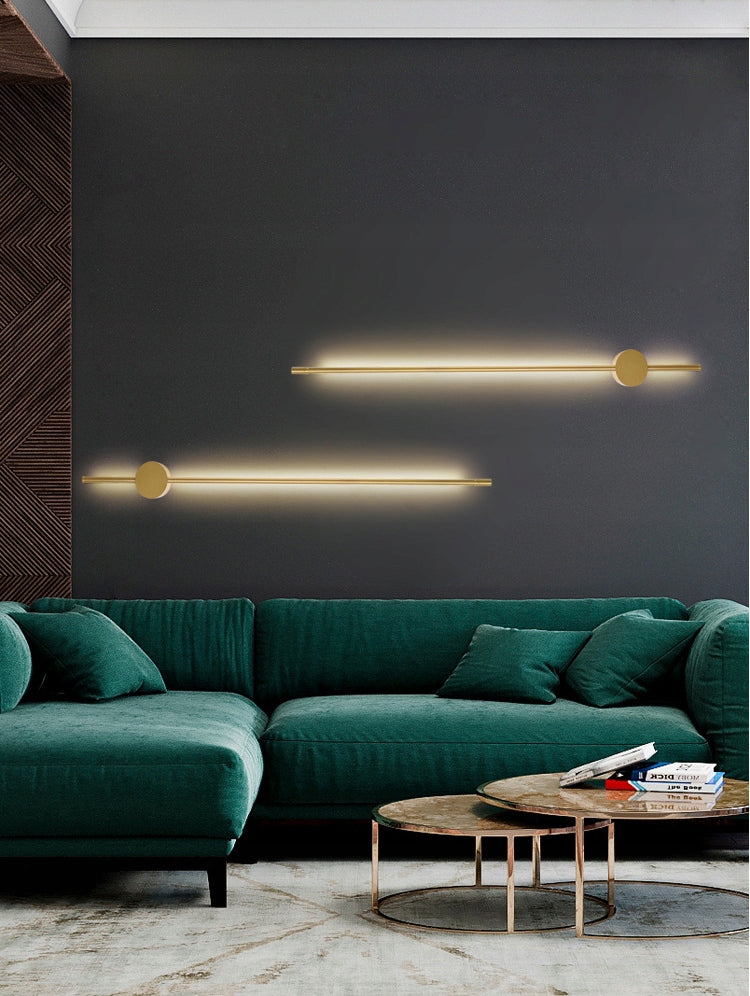 Modern LED wall lamp Wobako Lisbon II gold 90cm 12W wall adjustable Brand Wobako