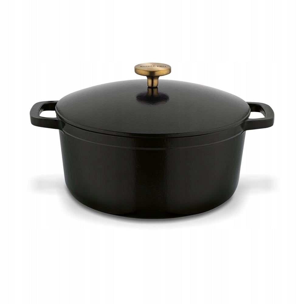 Modern cast iron gooseberries with enamel coating black 5 L Manufacturer code 5903313453790