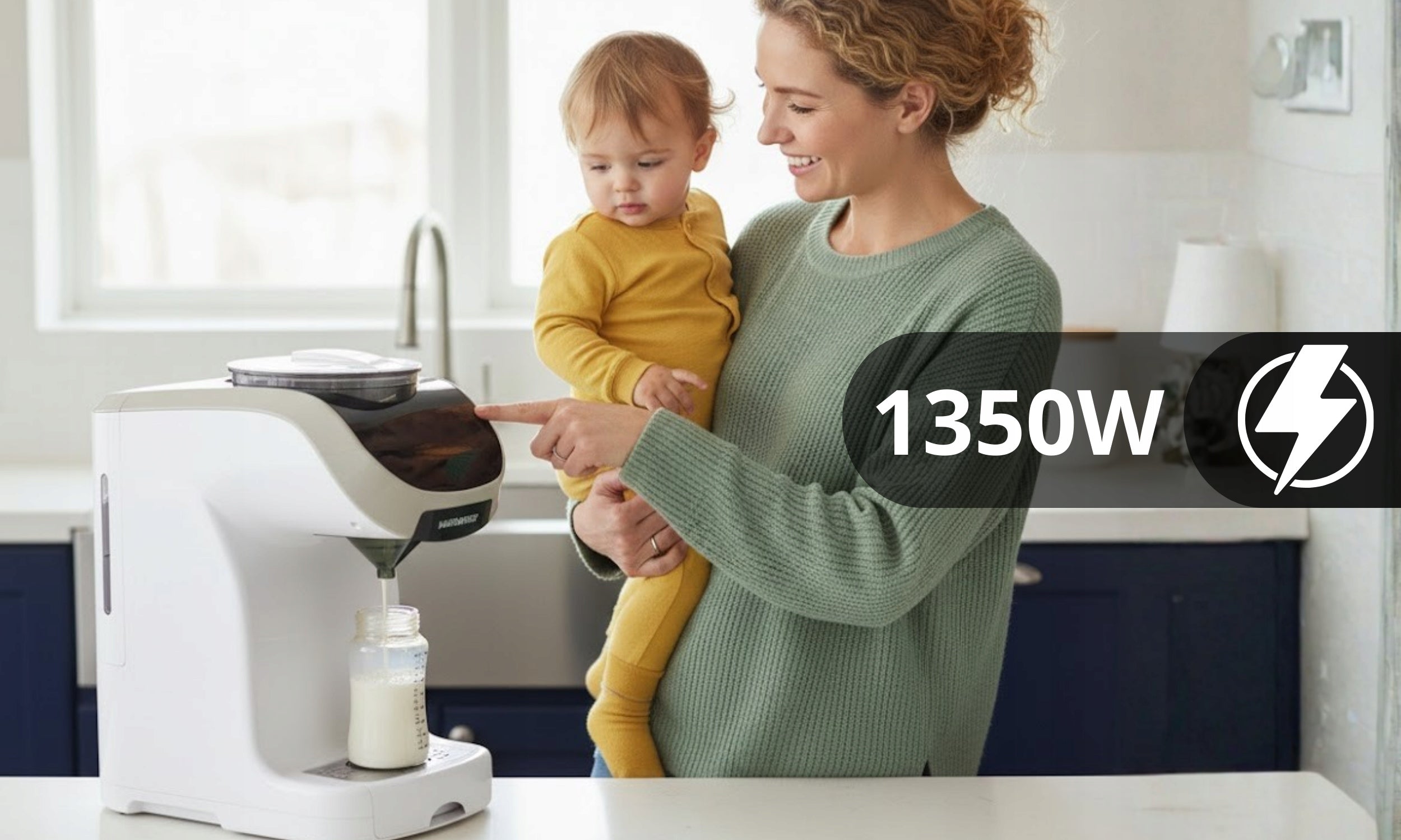 Modified Milk Maker Warmener OneClick 1350W Packaging status original