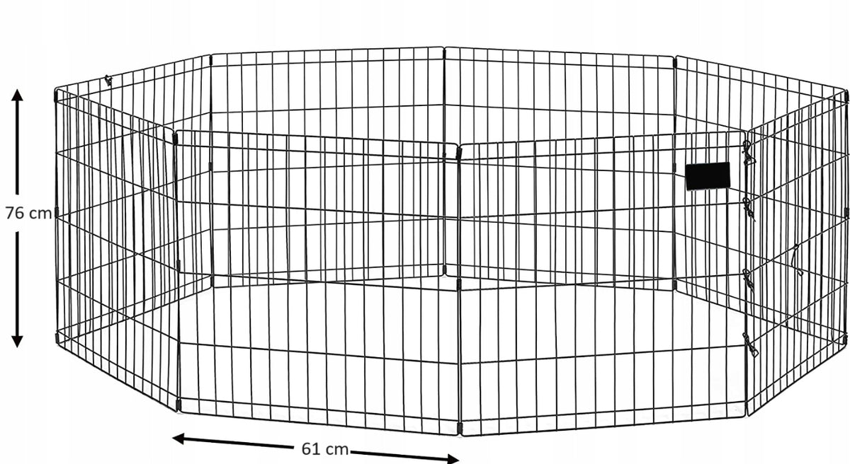 Modular Rabbit Cat Playpen Cage Catwalk 76 X 61 cm Manufacturer code Kojec dla psa kota Królika