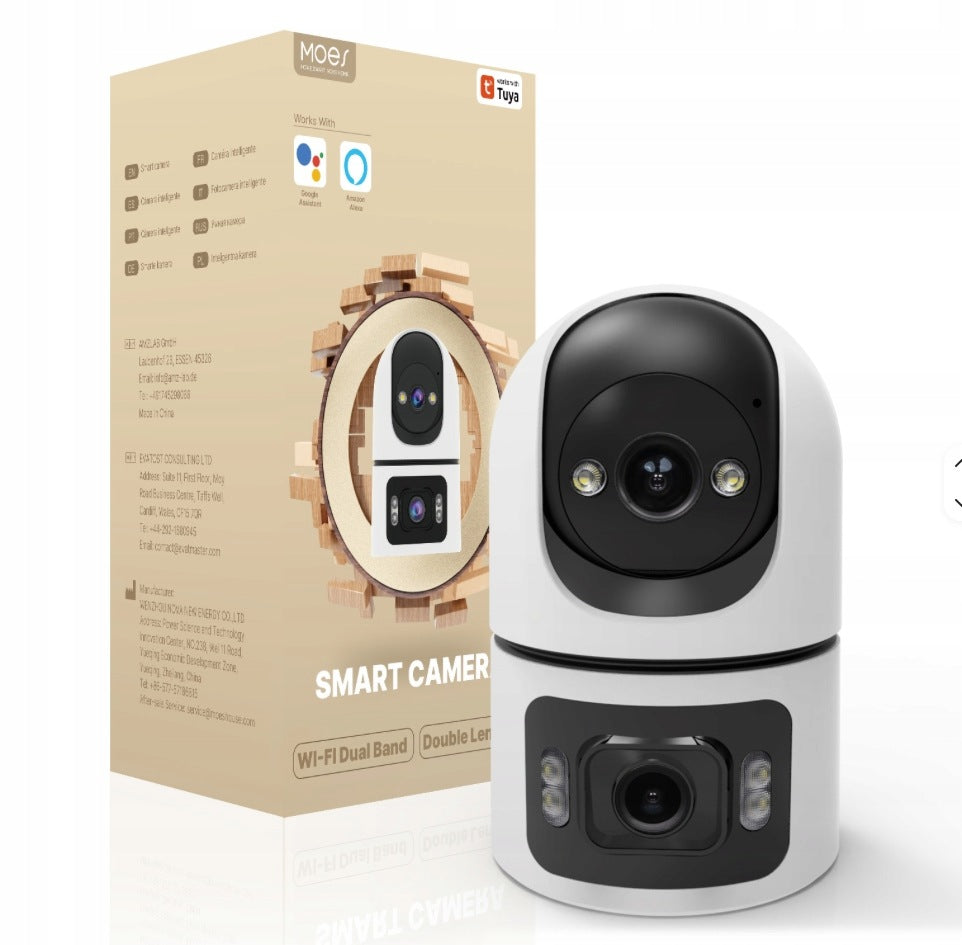Moes TUYA 4MP 360° Rotating Full HD ONVIF Smart WiFi Camera App