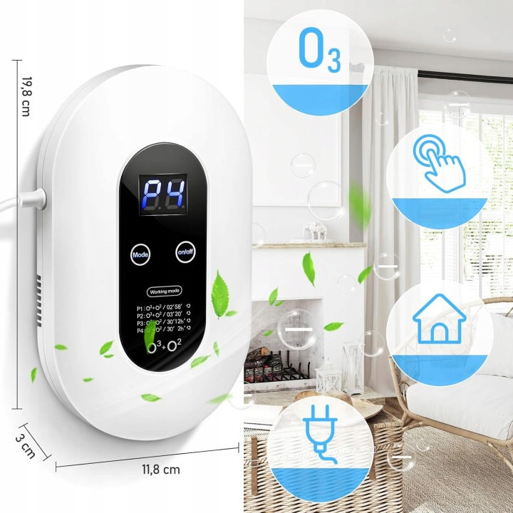 Mold Mites Portable Ozonator 100mg/h For Kitchen Bathrooms Removal 36db Manufacturer code KMSR5