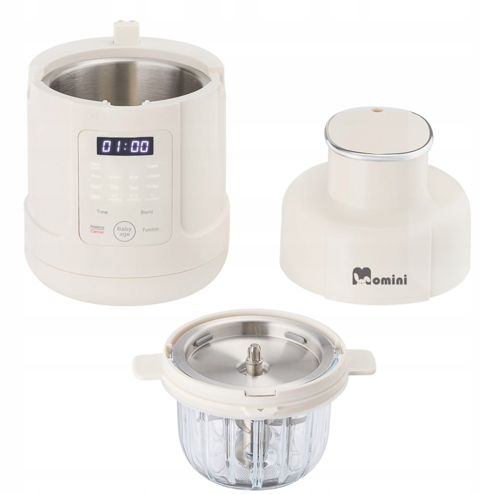 Momini KiddoChef 10in1 Food Processor with Glass Bowl Manufacturer code 5906601061233