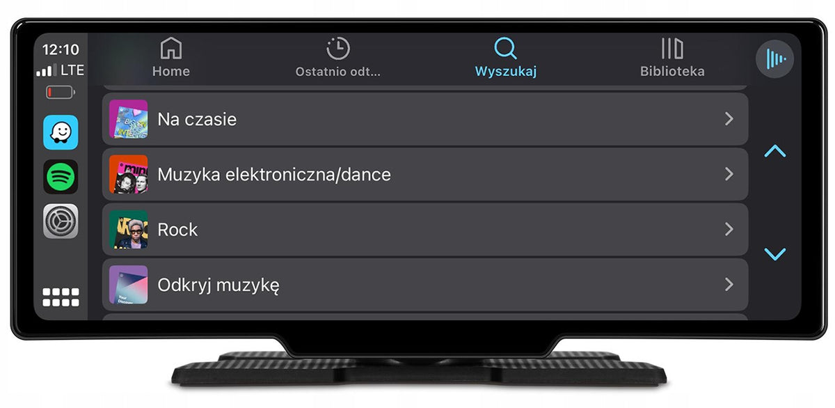 Monitor 10" Apple Carplay Android Auto + KAMERA COFANIA + UCHWYT NA SZYBĘ Brand MaXsimo