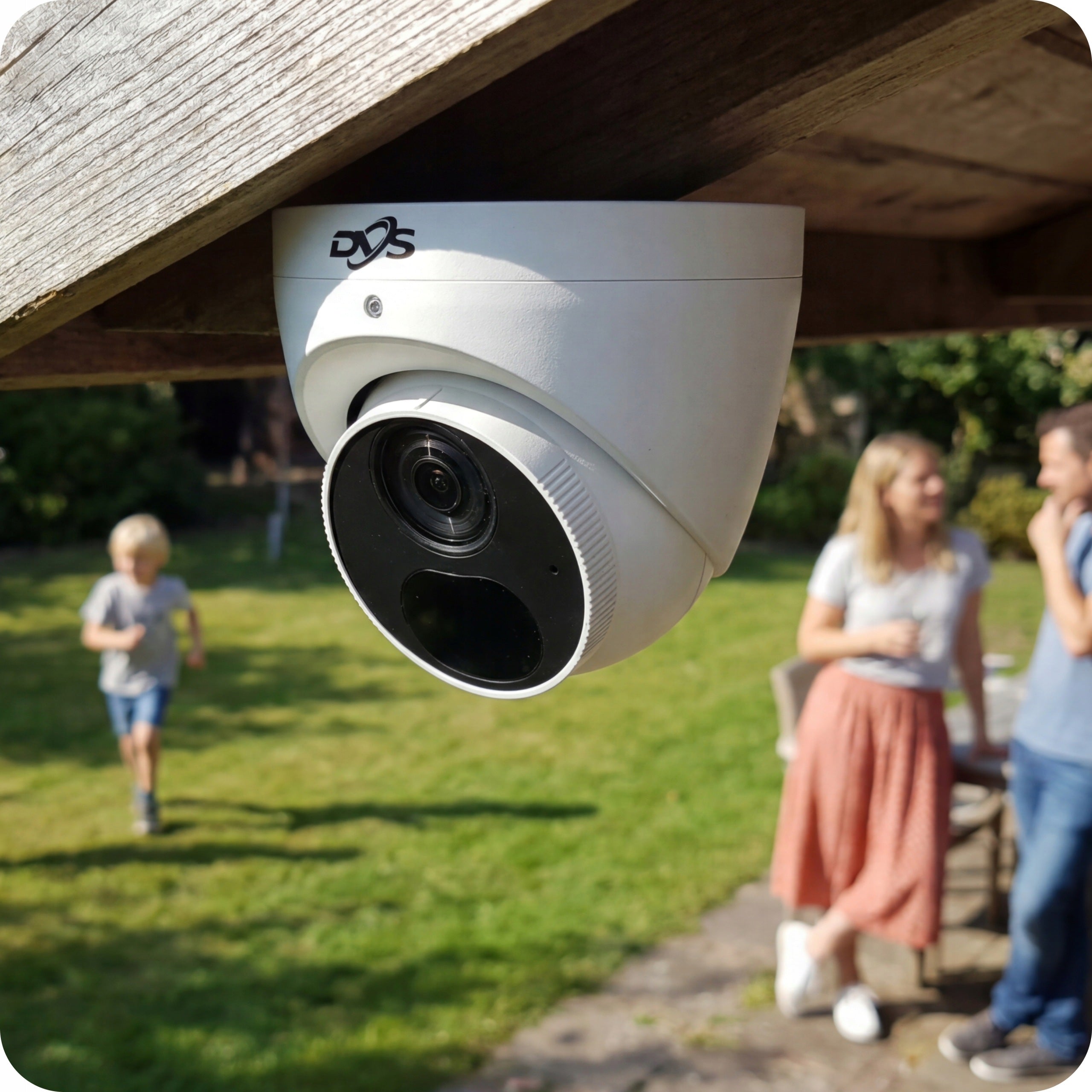 Monitoring Kit 2 IP PoE Dome Cameras 5Mpx Microphone House Apartment Manufacturer code DVS-NVR0401-U8-PoE+2x KOPUŁKI DVSMP5028UD-IP