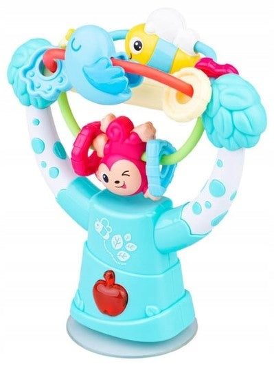 Monkey Bird Suction Cup Glows Rattles Zoo 6m+
