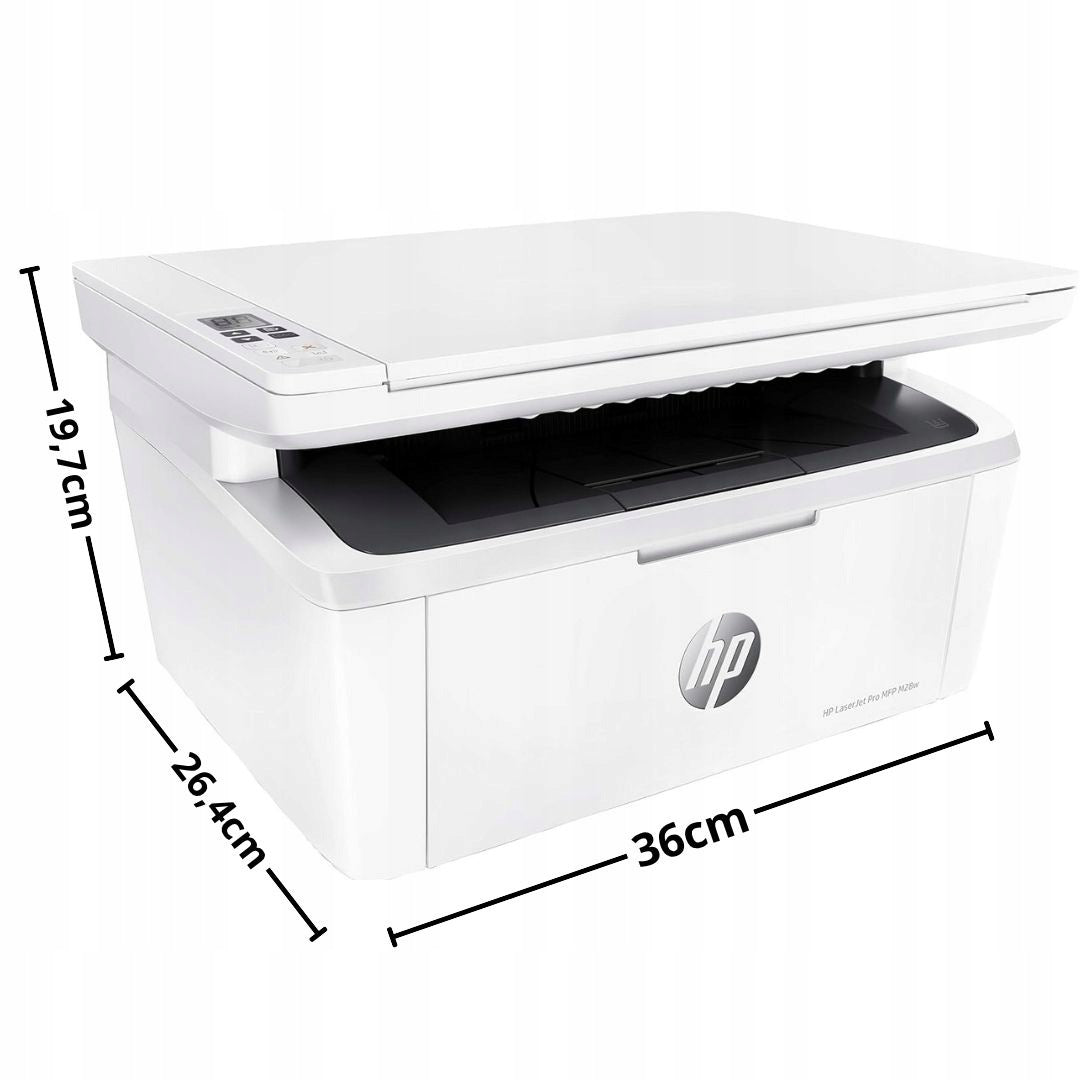 Mono HP LaserJet Pro MFP M28w Wi-Fi 44A Multifunction Laser Printer Brand HP