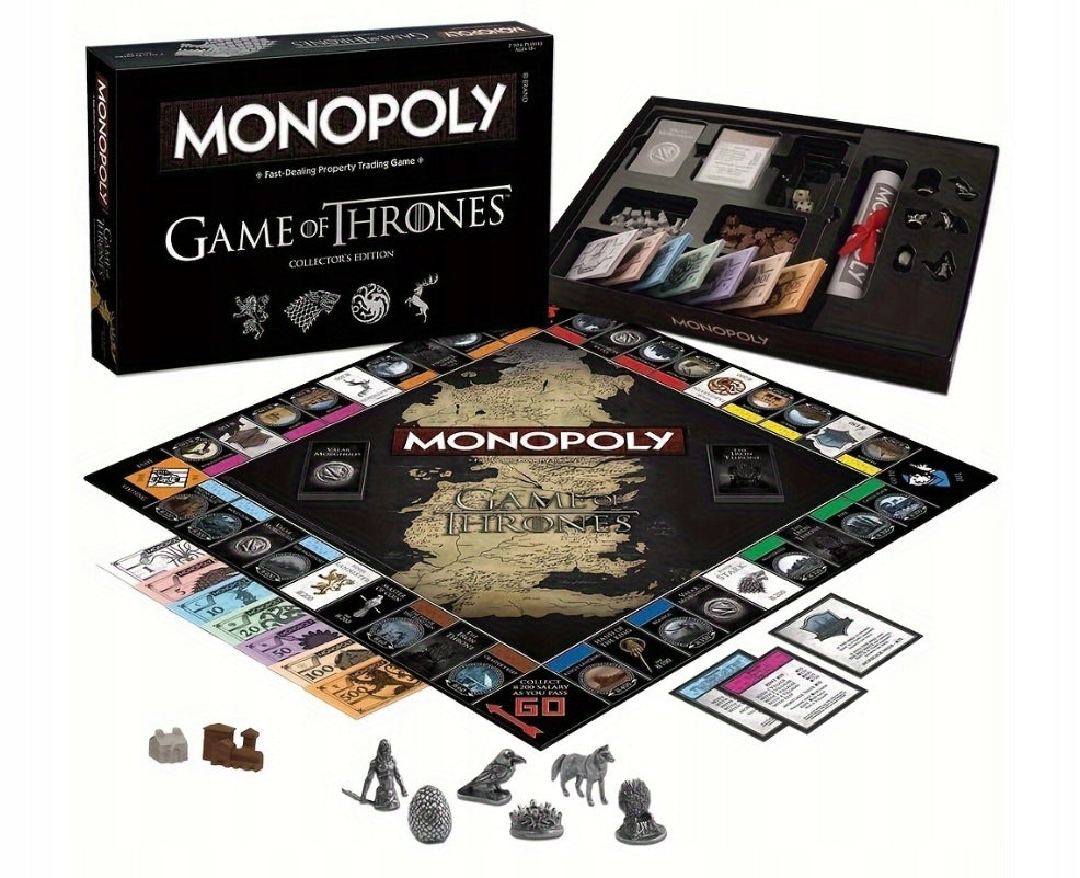 Monopoly Board Game - Game of Thrones Deluxe English Version