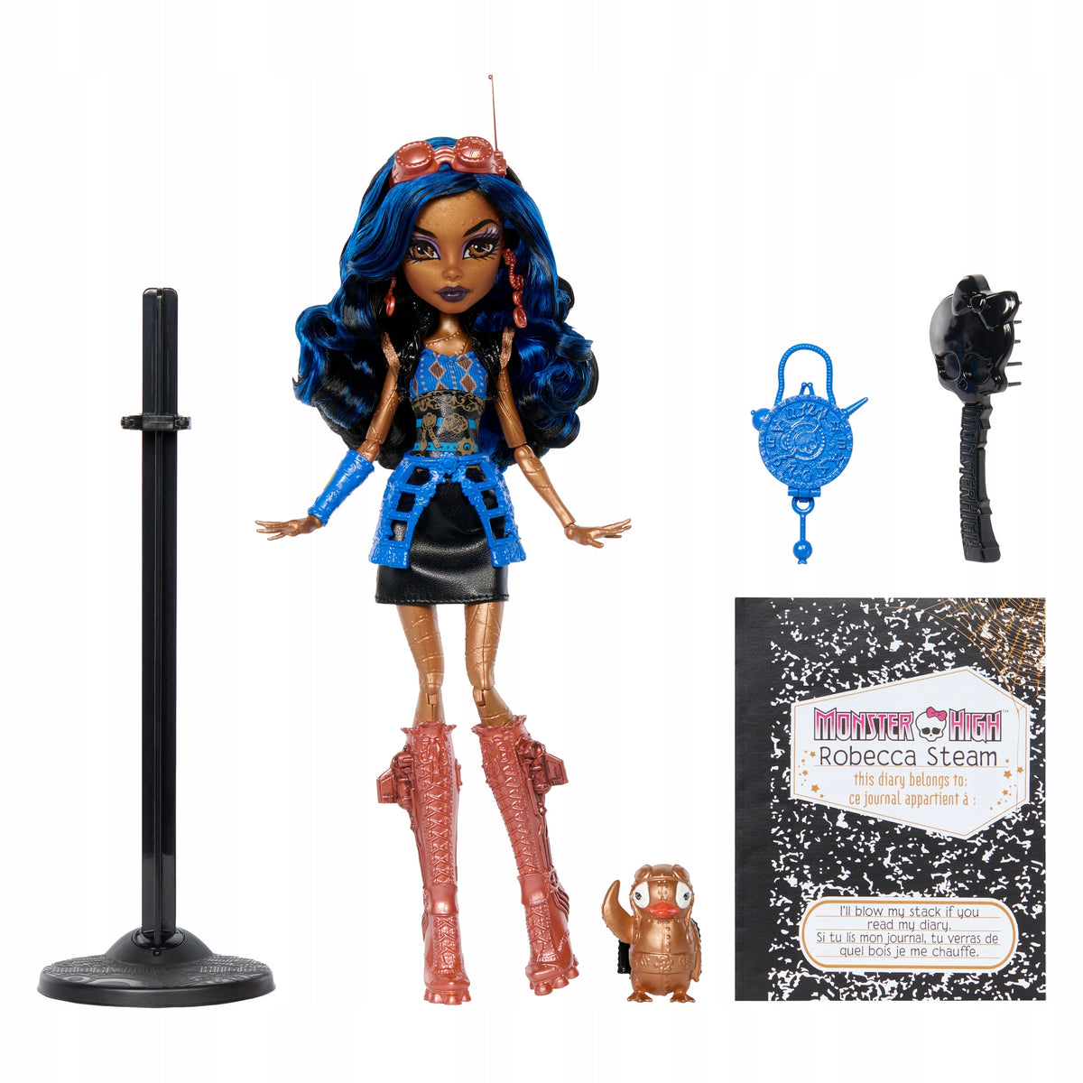 Monster High Robecca Steam Collectible Doll Reproduction JHK59 Manufacturer code JHK59