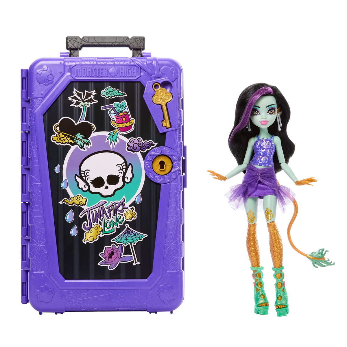 Monster High Scary Secrets Series 7 Holiday Jinafire Long Set 4+ JDR52