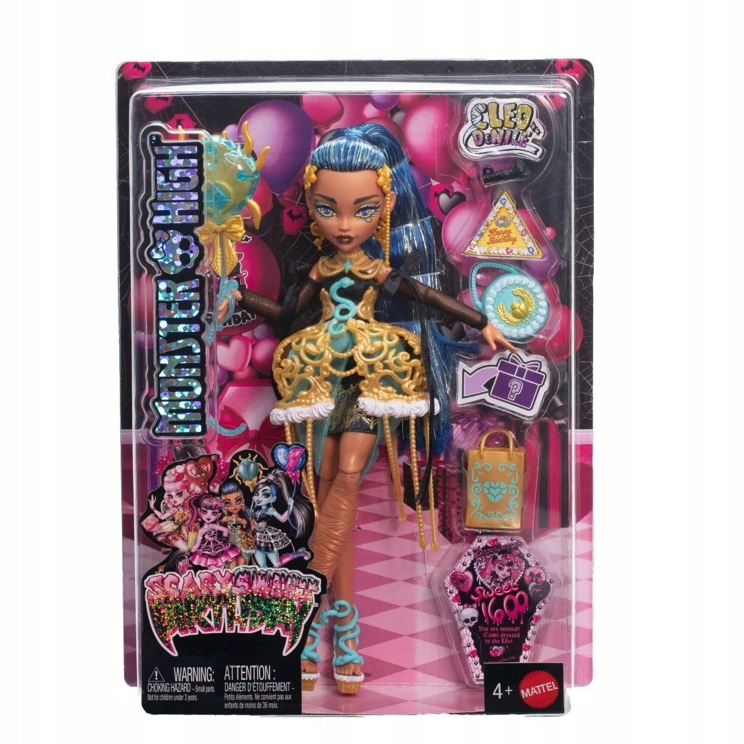 Monster High Scary birthday Cleo de Nile Doll JBG76