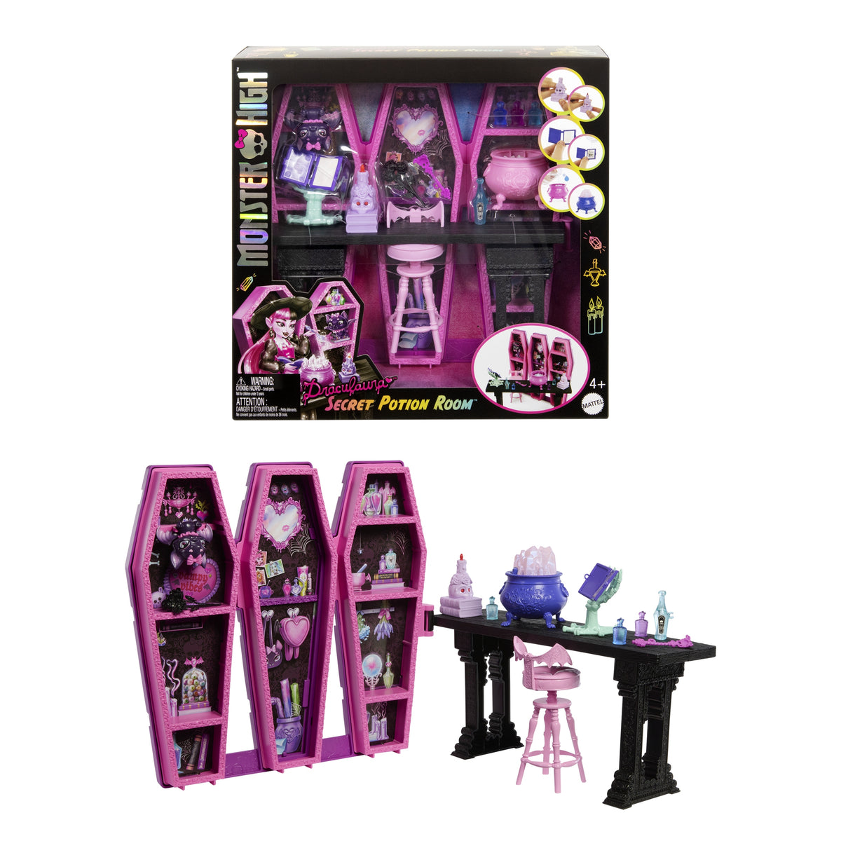 Monster High Secret Potion Room Draculaury Secret Room JBF15 Color purple