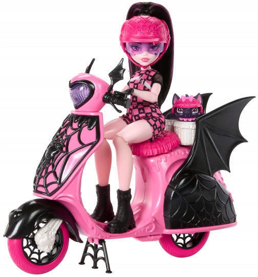 Monster High Vampire Scooter Doll Draculaur Brand Monster High