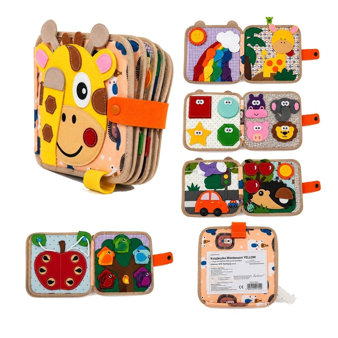 Montessori Educational Handicap Sensory Book Woven LaCreativa Packaging status original