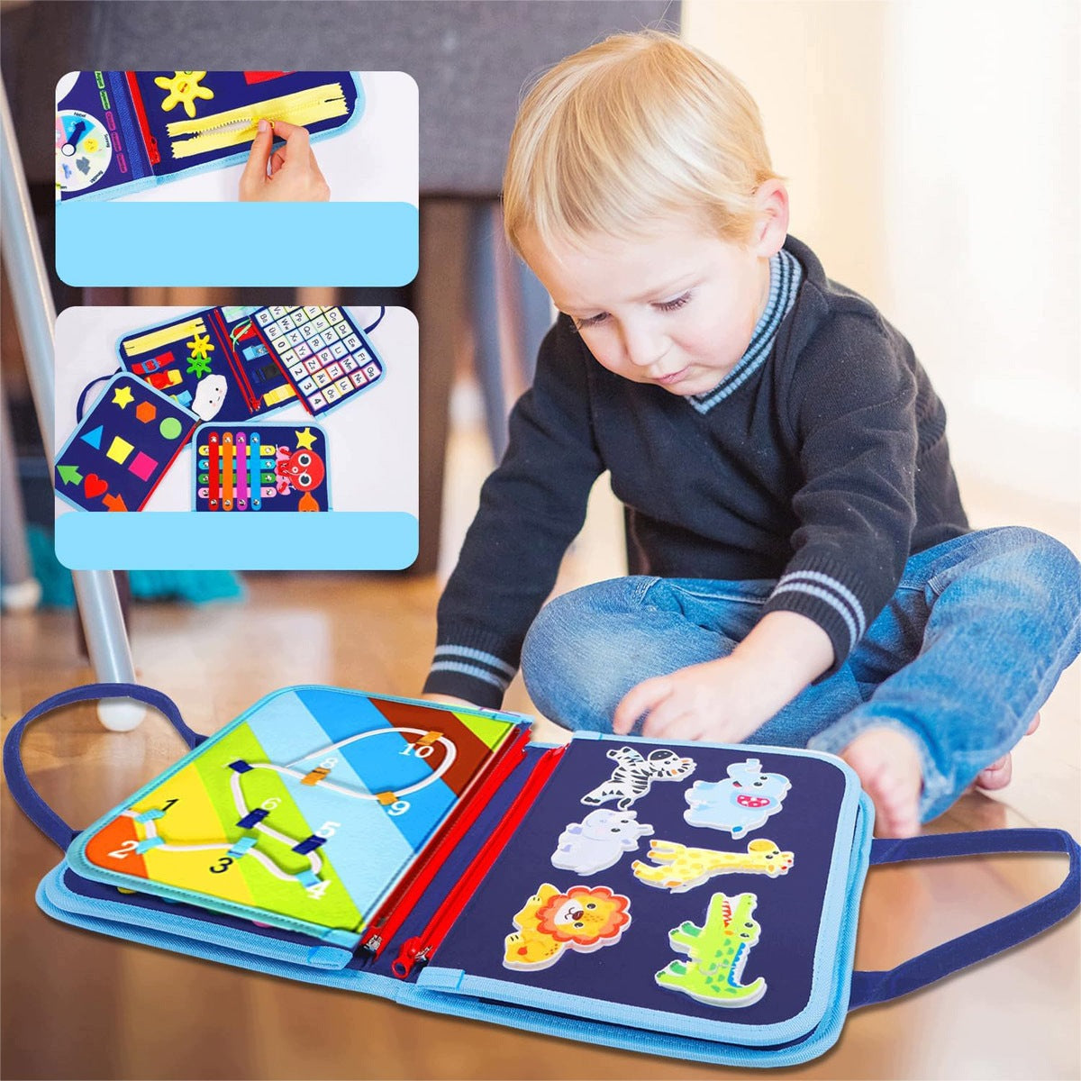 Montessori Manipulation Board Children Educational Sensory Safe Brand no brand