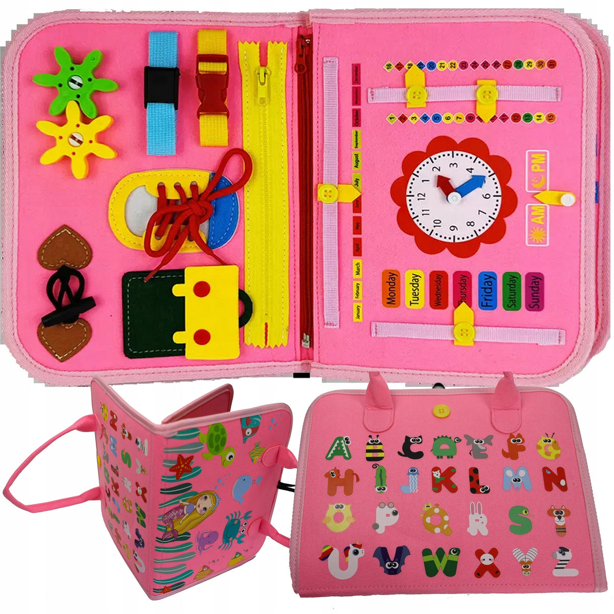 Montessori Sensory Book 3D XXL Educational Manipulation Board Manufacturer code 5908035111355