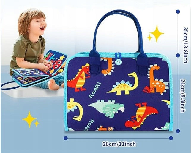 Montessori Sensory Manipulation Board Educational Toy XXL 8 pages Manufacturer code BAOZHU-PL