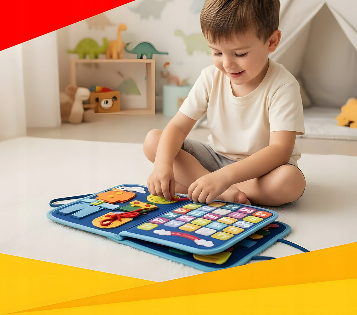 Montessori Sensory Manipulation Board Material Book Suitcase Manufacturer code 8581682954017