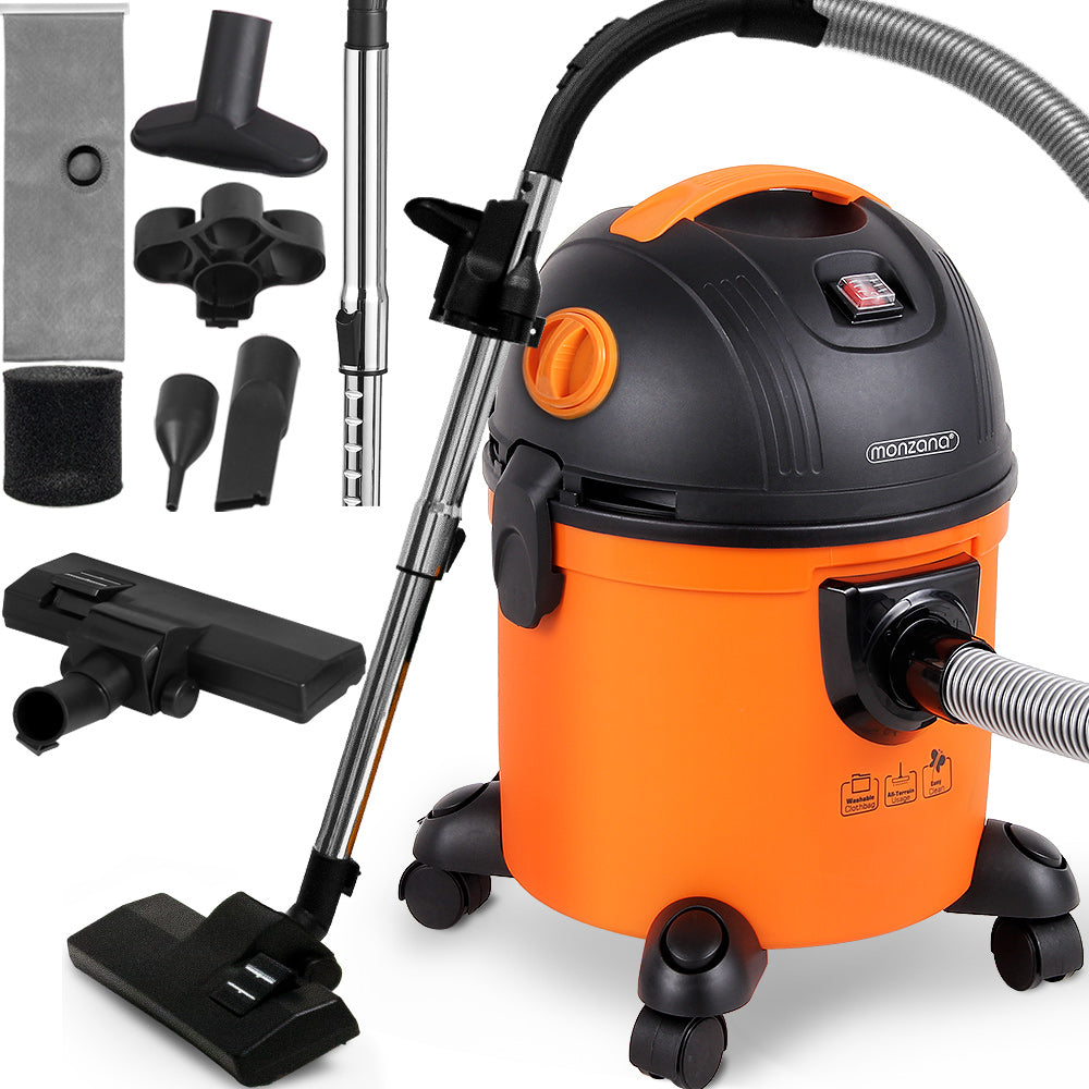 Monzana 3in1W Wet-Dry Vacuum Cleaner 1200W