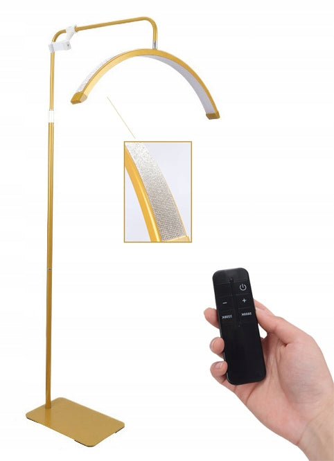 Moon Crescent LED Shadowless Cosmetic Lamp for Eyelash Treatments Manicure
