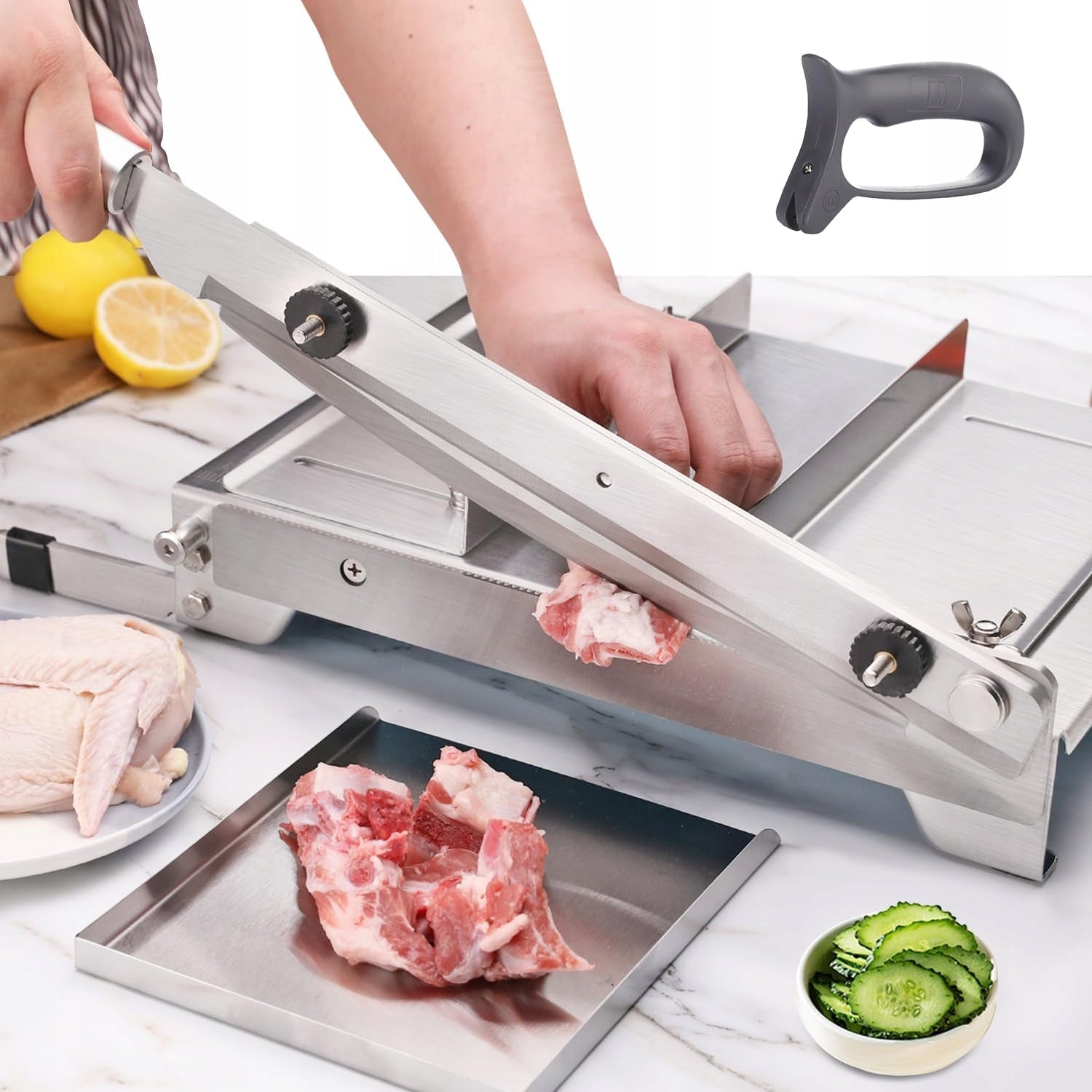Moongiantgo KD0289 G2034 Slicer for frozen meat