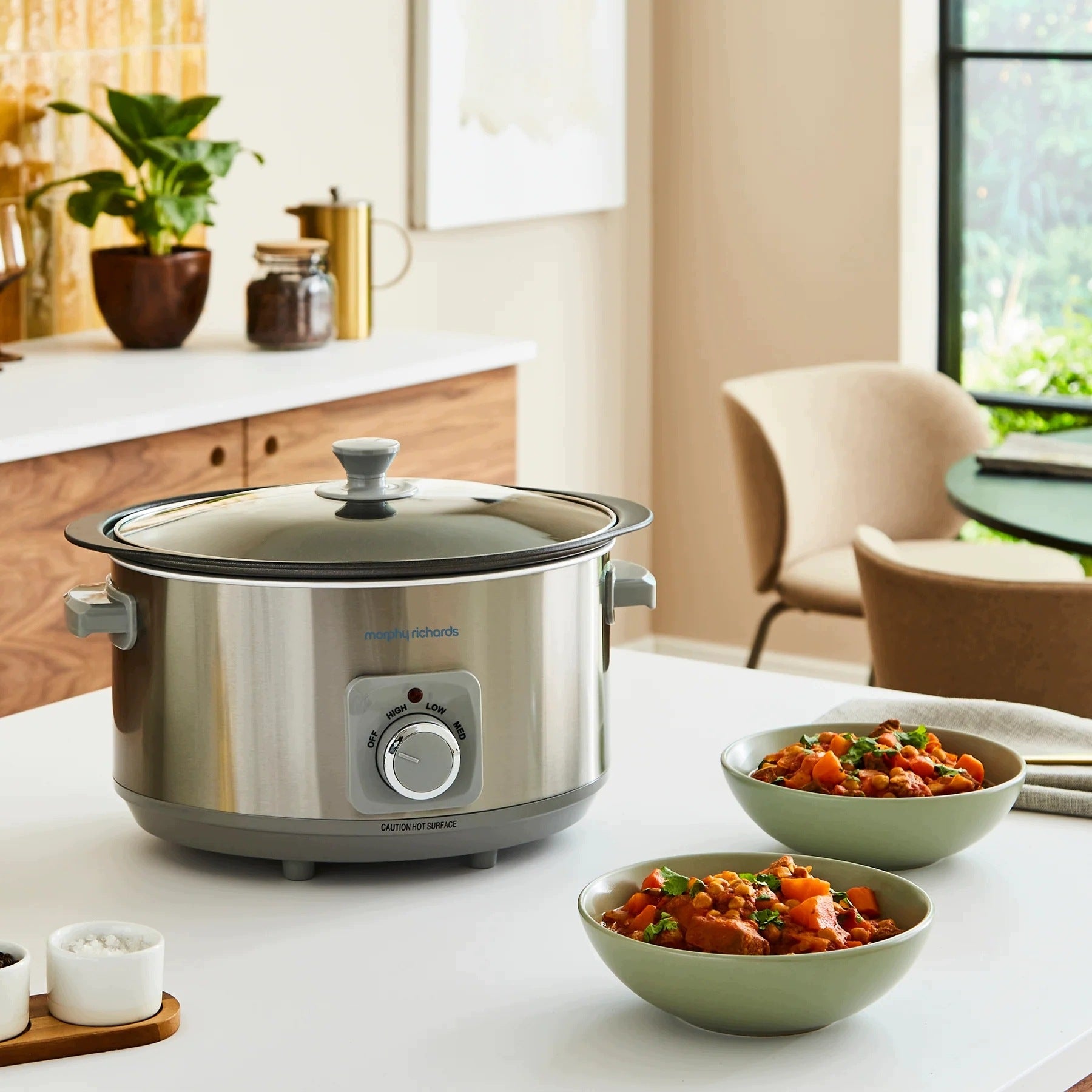 Morphy Richards Slow Cooker in Brushed Stainless Steel 6,5 l Manufacturer code 461014