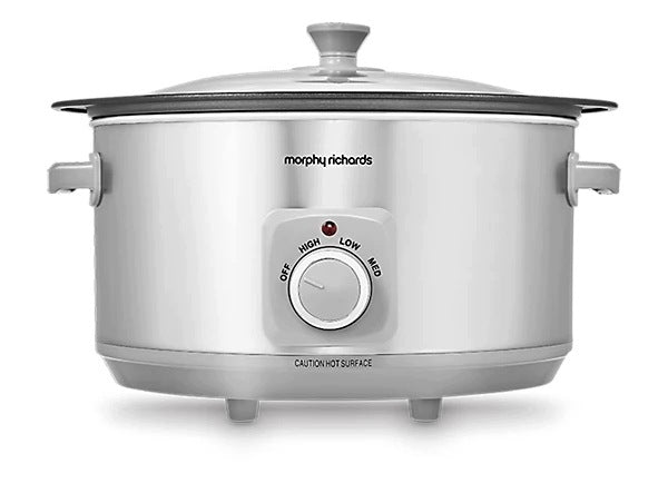 Morphy Richards Slow Cooker in Brushed Stainless Steel 6,5 l